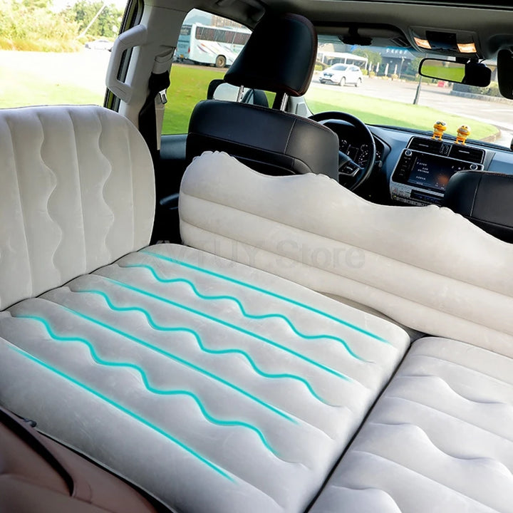 Universal Car Air Inflatable Travel Mattress Back Seat Multi Functional Sofa with Pillows Portable Inflatable Camping Mattress