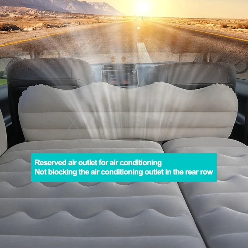 Universal Car Air Inflatable Travel Mattress Back Seat Multi Functional Sofa with Pillows Portable Inflatable Camping Mattress